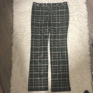 Plaid Flare Pants